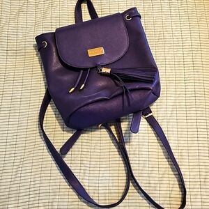 Brand New Purple Monat Backpack / Purse